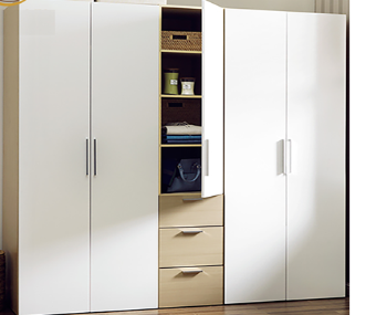 TỦ QUẦN ÁO 5 CÁNH GỖ CÔNG NGHIỆP ĐẸP